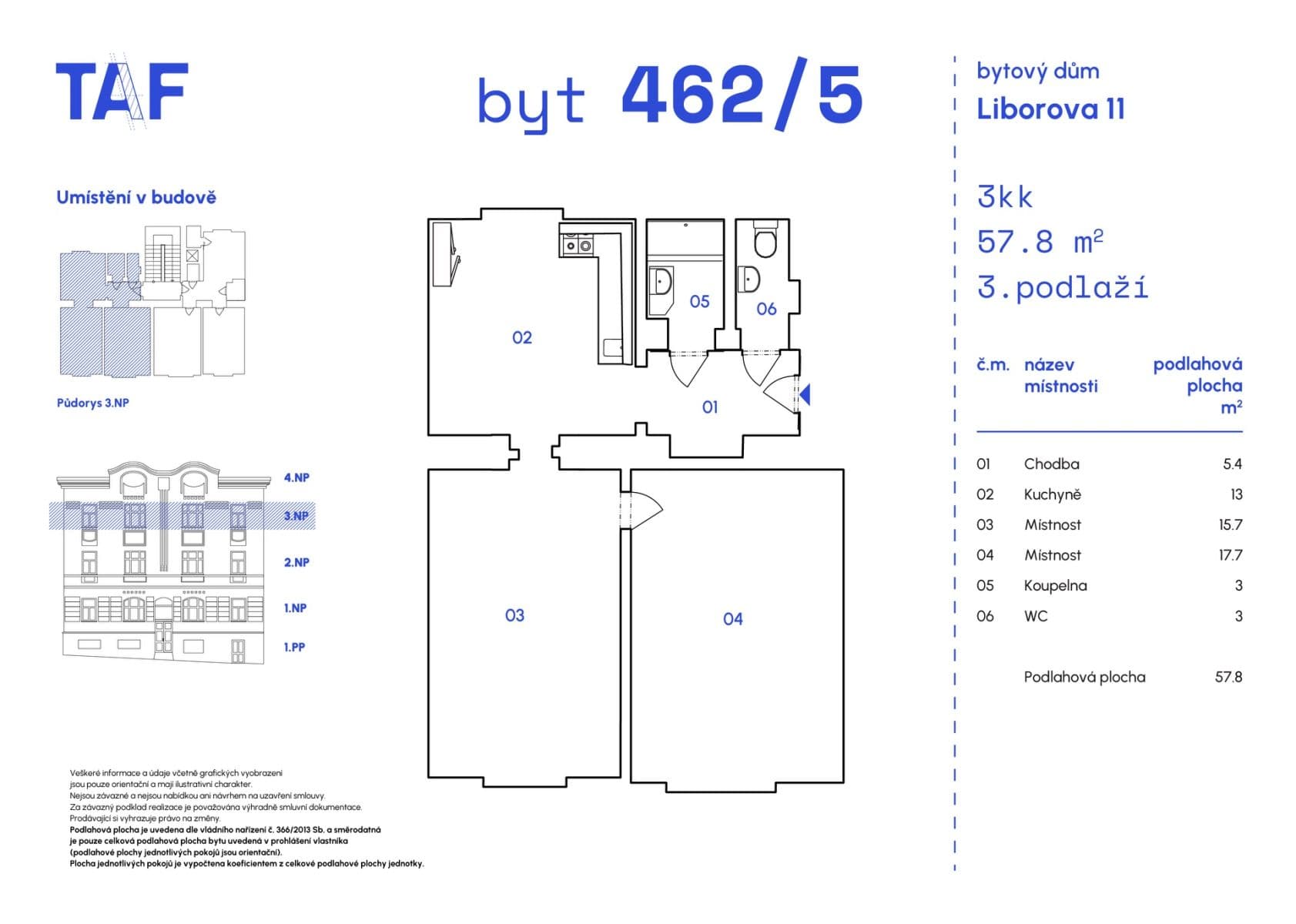 Predaj bytu 2-izbový 58 m², Liborova, Praha, Praha Predaj bytu 2-izbový 58 m², Liborova, Praha, Praha